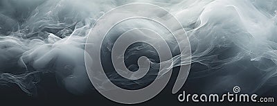 a captivating abstract image depicting swirling smoke and fog, tailored for use as a dynamic backdrop for logos. Stock Photo