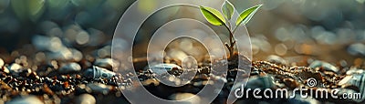 A captivating 3D model of a brain gears turning and cogs whirring symbolizing intelligence and problemsolving 3DCG Stock Photo