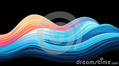 Captivating data science visuals with eruptive force in abstract forms, colors, and flow. AIenhanced concept design for research Stock Photo