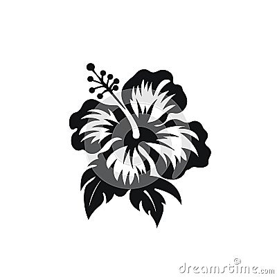 Hibiscus logo Stock Photo