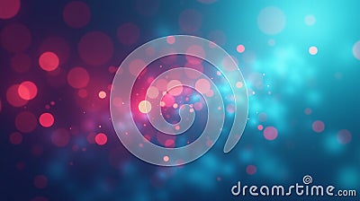 A captivating image displaying an ethereal blend of red and blue hues, emphasizing the allure of bokeh Stock Photo