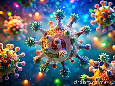 Closeup View of a Pseudopod Cell Extension Exploring Cellular Movement and Structure in a Microscopic World Stock Photo