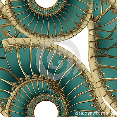 Captivating spiral shell patterns - abstract background image for creative design projects. Spiral patterns in shells Stock Photo