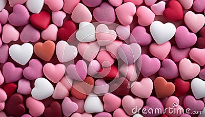Captivating and vibrant love hearts backgrounds for creating beautiful valentines day photo cards Stock Photo