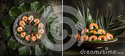 Captivating vietnamese rice paper rolls beautifully showcased in vibrant food photography Stock Photo