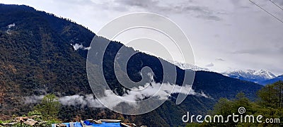 Captivating view of Nepal& x27;s mountains Stock Photo