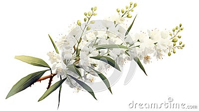 Captivating Watercolor Illustration of Angola's National Flower. Stock Photo