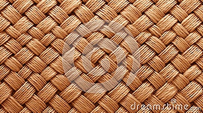 Captivating Woven Rattan Texture In Light Orange And Bronze Stock Photo