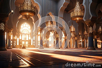 Capture the beauty of mosque architecture Stock Photo