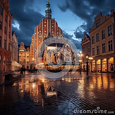 Capturing the Diverse Beauty of Riga: Rich History, Vibrant Culture, and Iconic Landmarks Stock Photo