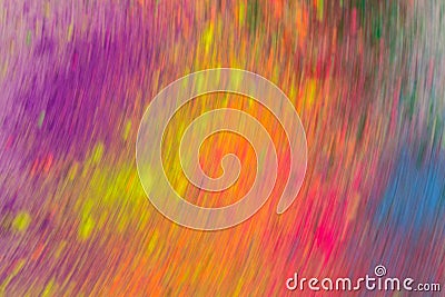 Capturing fast-moving color images using a long exposure Stock Photo