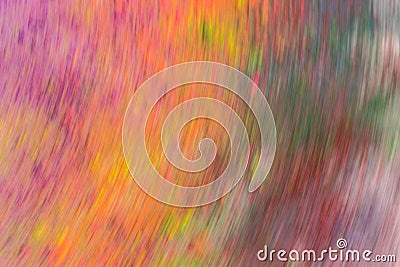 Capturing fast-moving color images using a long exposure Stock Photo
