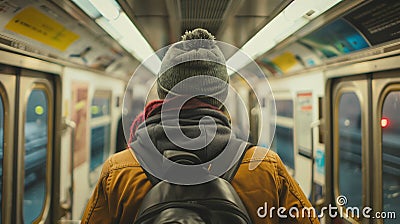 Capturing Inspiration: A Photographer's Morning Commute Stock Photo