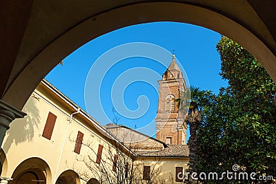 Capuchin monastery in Castel San Pietro Terme Stock Photo