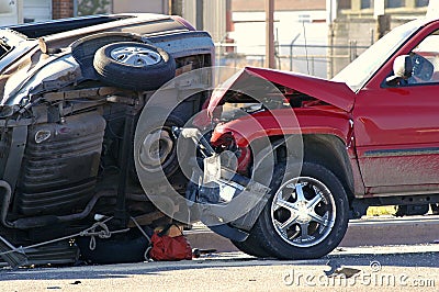 Car Accident Stock Photo
