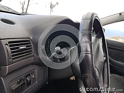 car air conductors aircondition inside backround Stock Photo