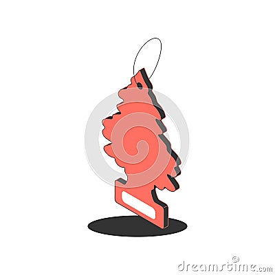 Car Air Freshener Vector Illustration