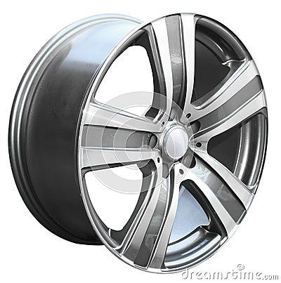Car alloy wheel Stock Photo
