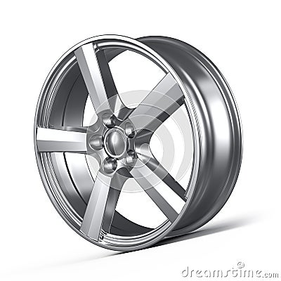 Car alloy wheel Stock Photo