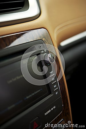 Car Audio System Stock Photo