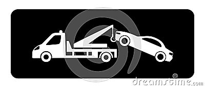 car auto assistance icon Vector Illustration