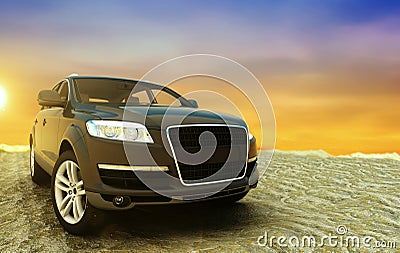 Car black Stock Photo