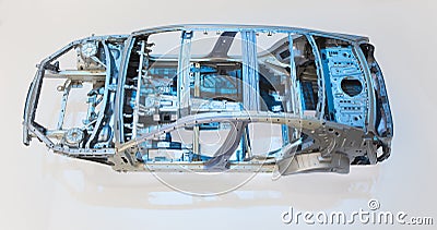 Car body frame part Stock Photo