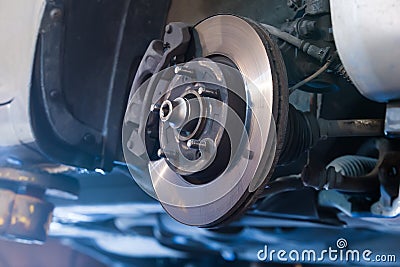 Car brake disc Stock Photo