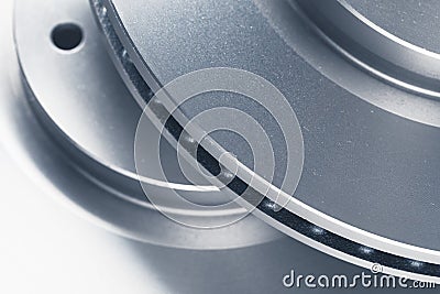 Car brake discs Stock Photo