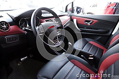 Car cab interior Stock Photo