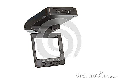 Car camera dvr for recording traffic Stock Photo