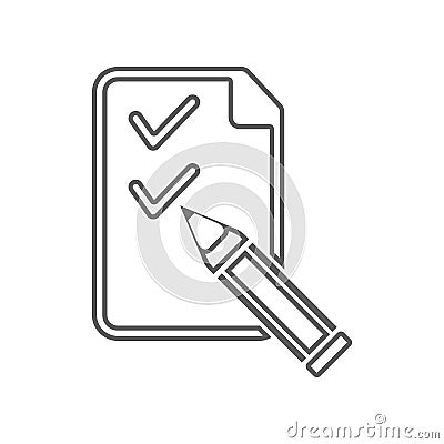 car check icon. Element of Car repear for mobile concept and web apps icon. Outline, thin line icon for website design and Stock Photo