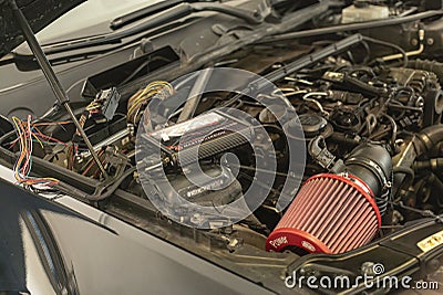 Car chip tuning 7 Editorial Stock Photo