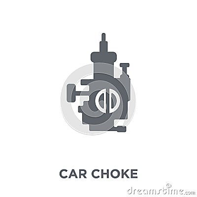car choke icon from Car parts collection. Vector Illustration