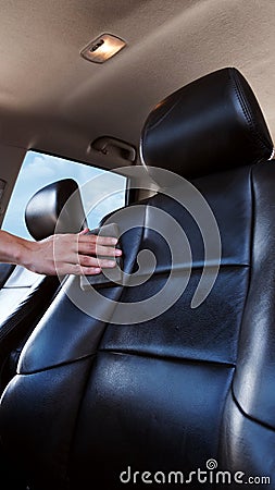 CAR CLEANING Stock Photo