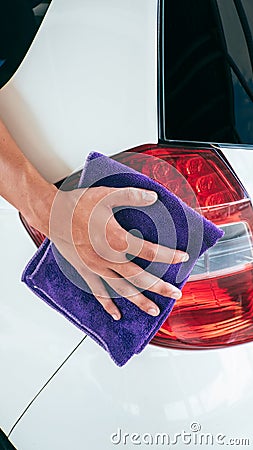 CAR CLEANING Stock Photo