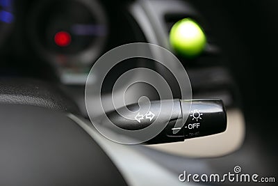 Car component, turn signal, brake light, headlight, speedometer, Stock Photo