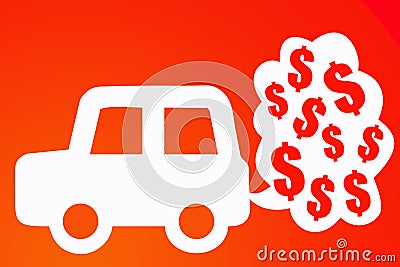 Car costs Stock Photo