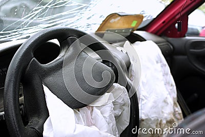 Car crash Stock Photo