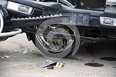 Car crash Stock Photo