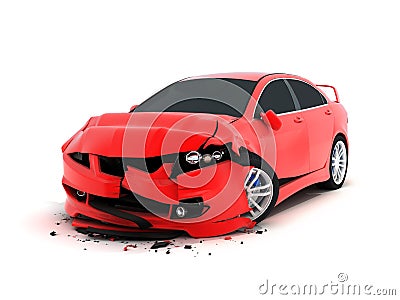 Car crash Stock Photo