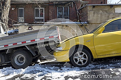 Car crash accident Stock Photo