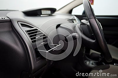 Car dashboard Stock Photo