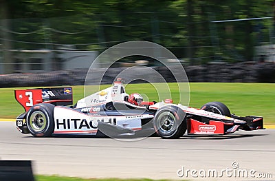 Car Driver Helio Castroneves Editorial Stock Photo