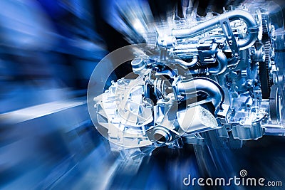 Car Engine Stock Photo