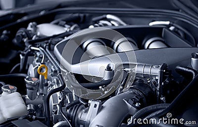 Car engine Stock Photo