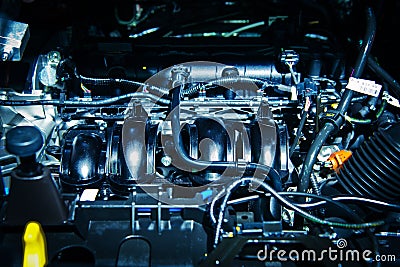 The car engine Stock Photo