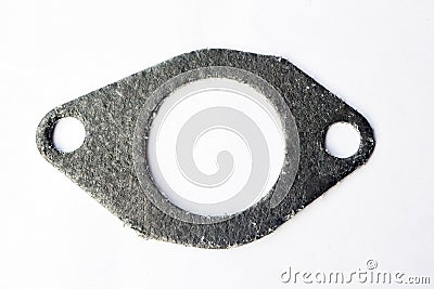 Car exhaust manifold gasket on Stock Photo