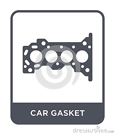 car gasket icon in trendy design style. car gasket icon isolated on white background. car gasket vector icon simple and modern Vector Illustration