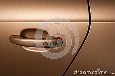 Car handle Stock Photo